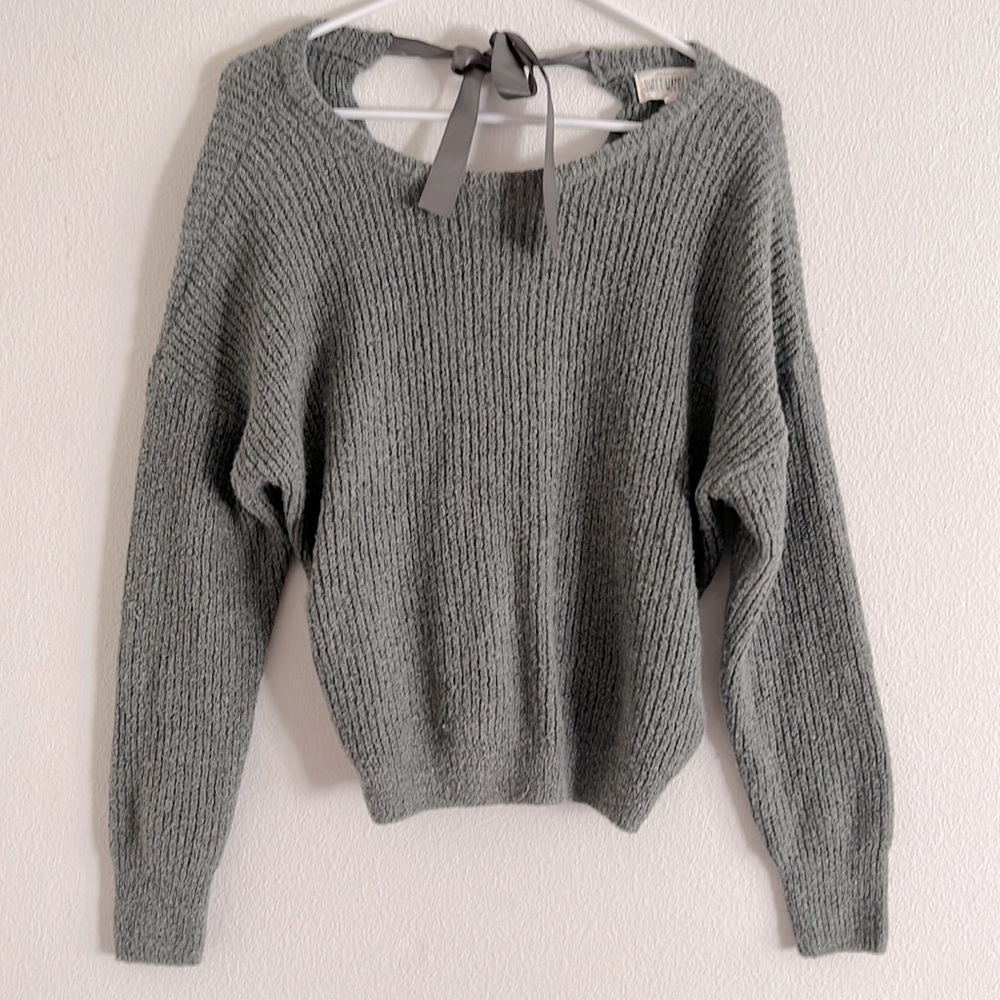Olive green sweater